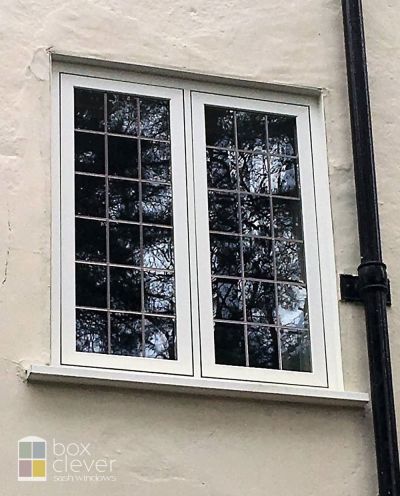 Evolution Storm UPVC Flush Casement Windows - Leaded Units - Oxford