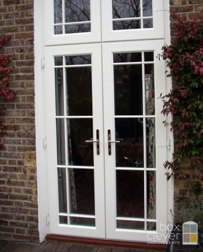 Evolution Storm UPVC French Door - Combination with Bespoke Marginal Bar Design - London