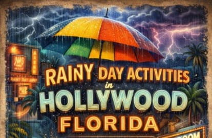 Rainy day activities in Hollywood Florida featuring indoor entertainment and puzzle adventure at Boxroom Escape Games.