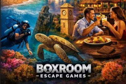 Unique things to do in Hollywood Florida including beach activities, Everglades airboat rides, nightlife, and Boxroom Escape Games adventure experience.