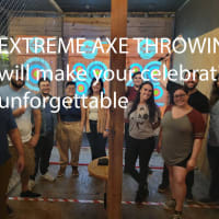 EXTREME AXE THROWING will make your celebration unforgettable