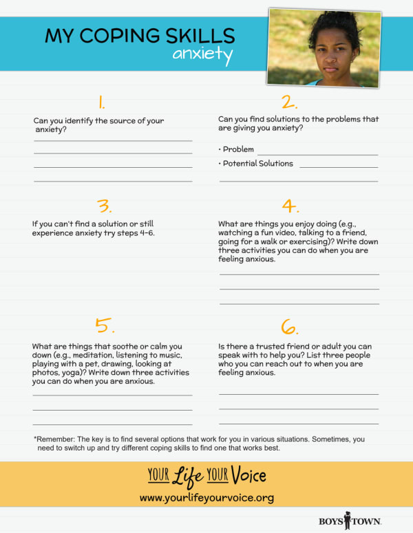 Coping Skills - Anxiety