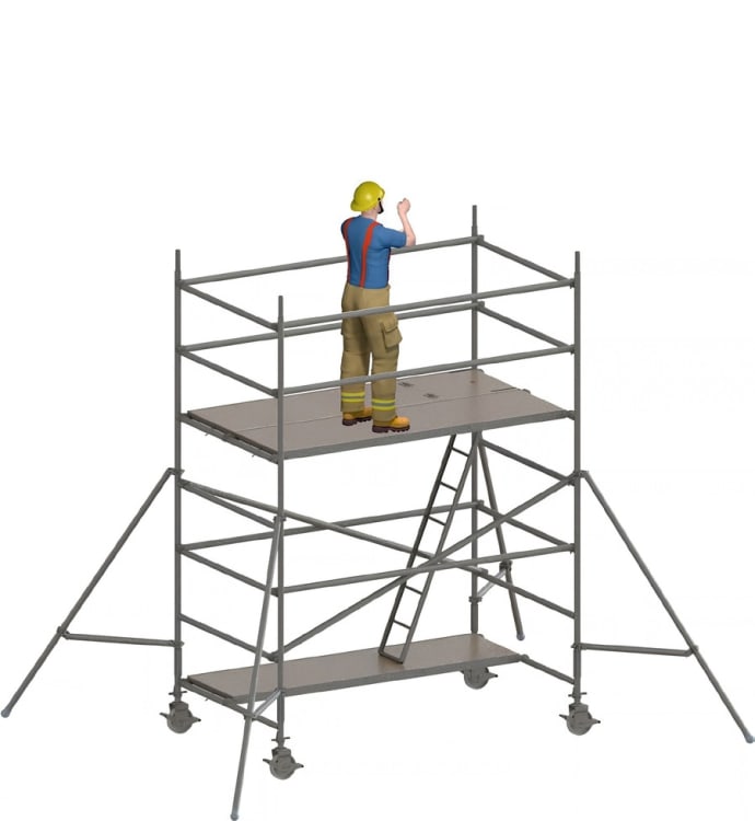 RALUTECH Rolling Tower 150 × 250 cm, R-312002, view 1
