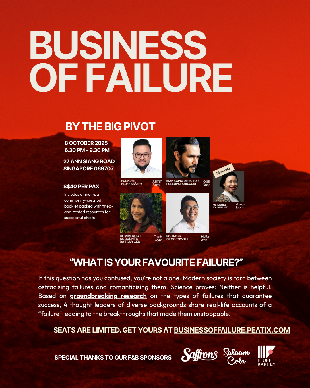 Business of Failure event poster