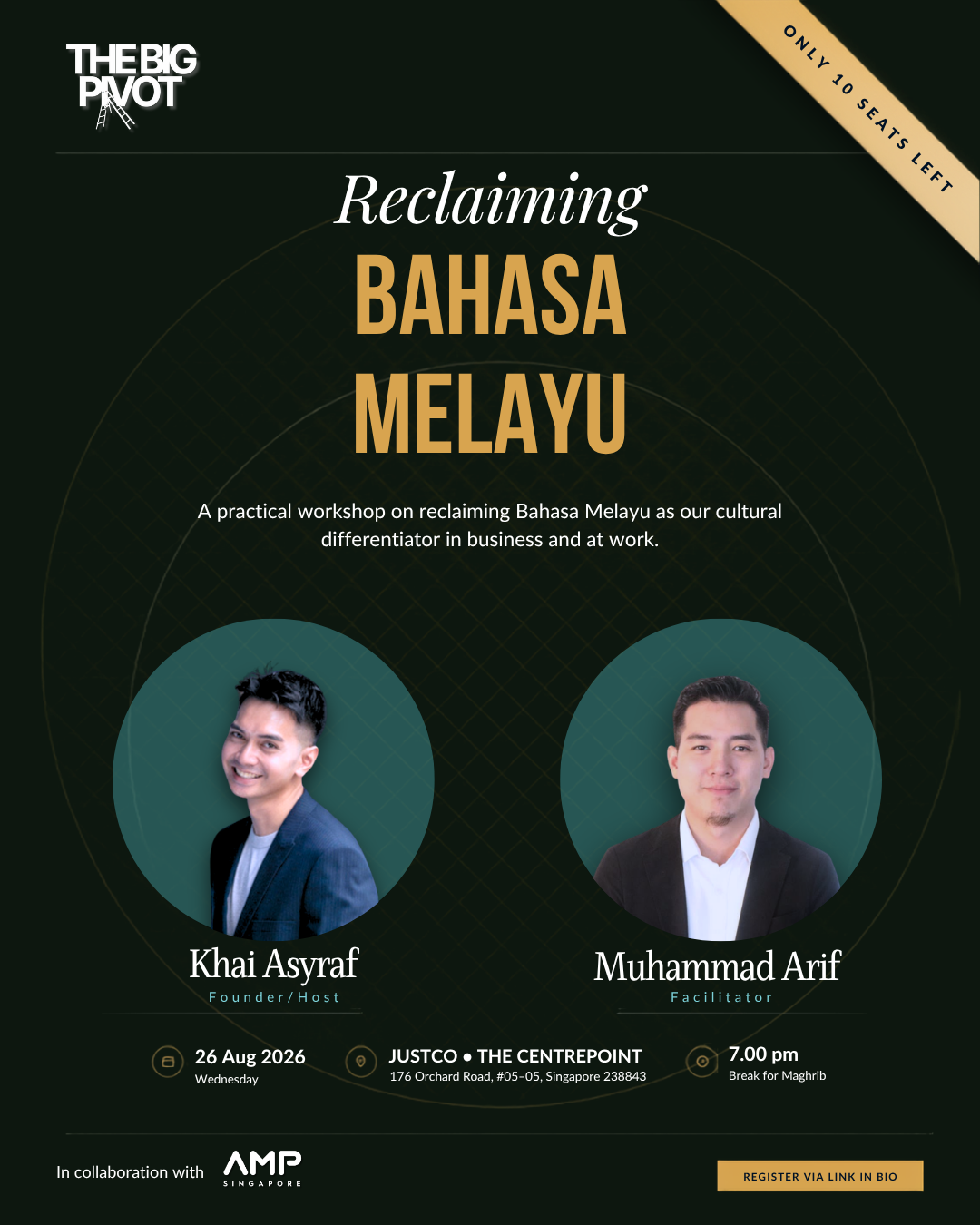 Reclaiming Bahasa Melayu event poster