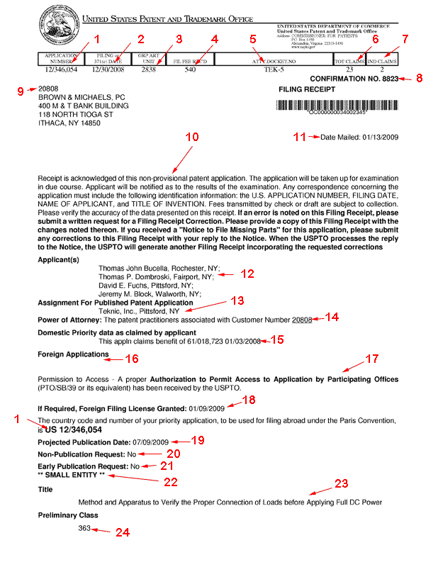 uspto assignment date