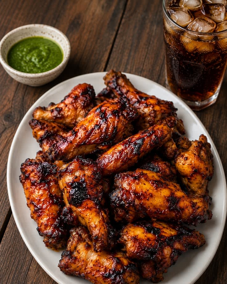 বারবিকিউ চিকেন উইংস