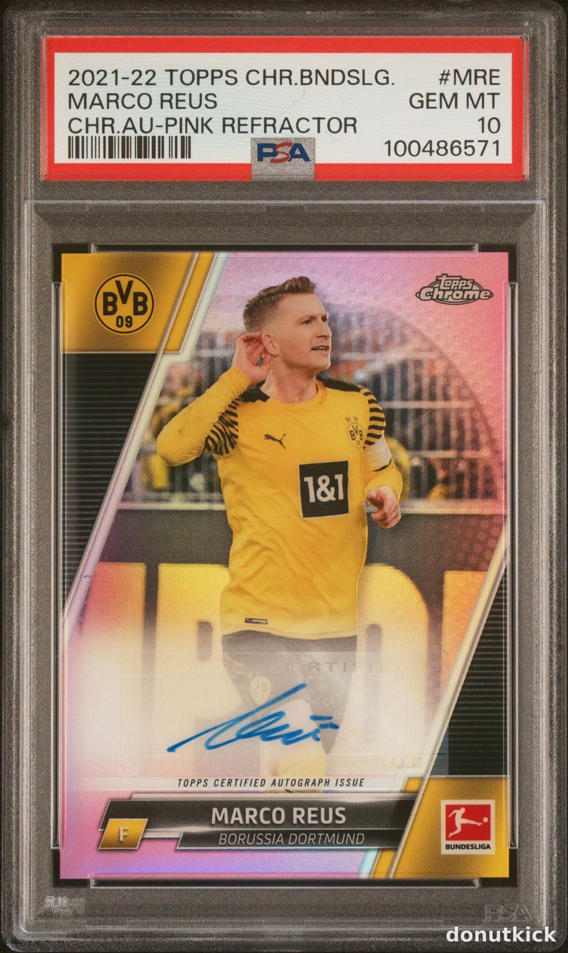 2021 TOPPS CHROME BUNDESLIGA CHROME AUTOGRAPHS | PINK REFRACTOR