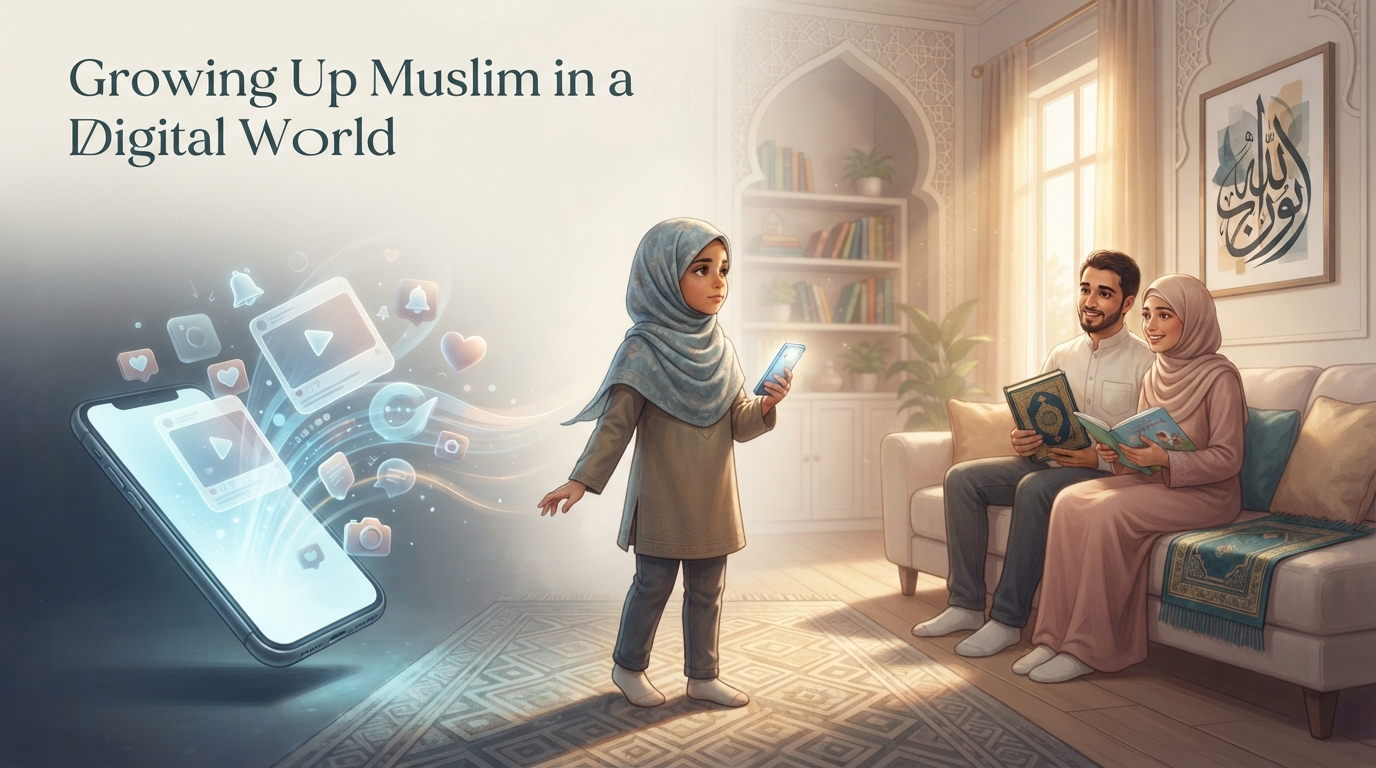 When the Screen Becomes Their World: A Muslim Parent’s Guide to Social Media Addiction and Raising Children with Islam