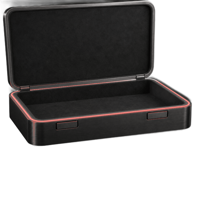 An open case