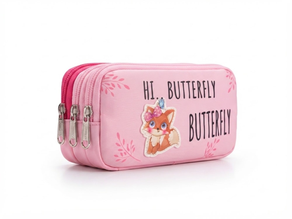 TROUSSE ECOLIER TECHNO 8187 — rose