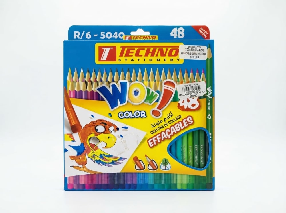 Crayons de couleur WOW EFFACABLE BOITE DE 48 CLR 5849 — blue