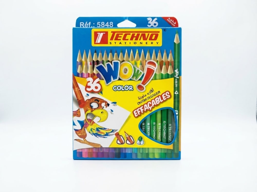 Cryons de couleur WOW EFFACABLE BOITE DE 36 CLR 5848 — blue