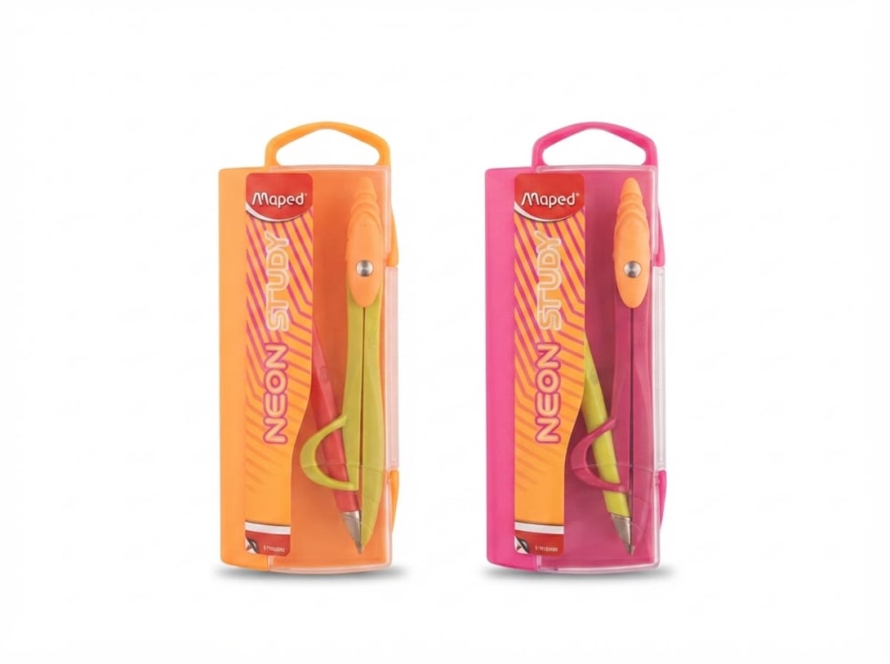Compas study NEON bague MAPED 199100 — orange