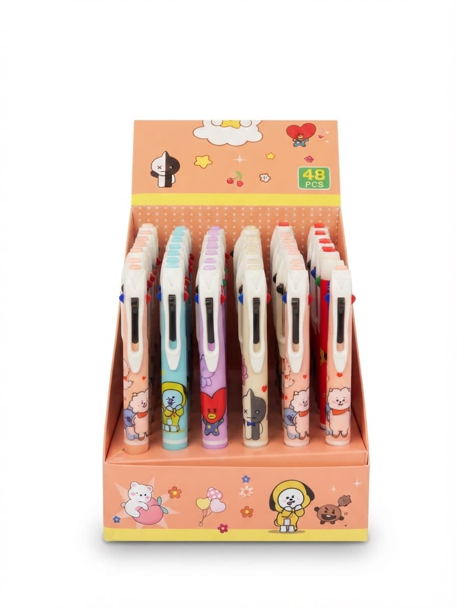 Stylo MULTI COULEUR EVEREST EV1072  9169 — blanc