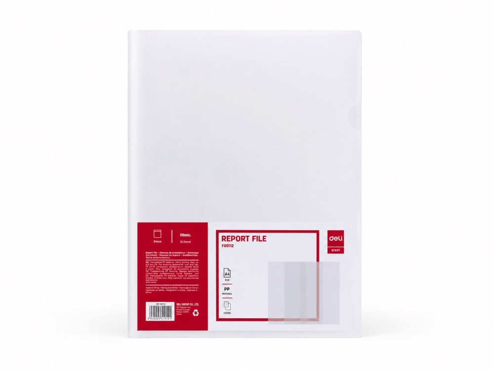 POCHETE POUR DOCUMENT A COIN A4 F00112 — blanc