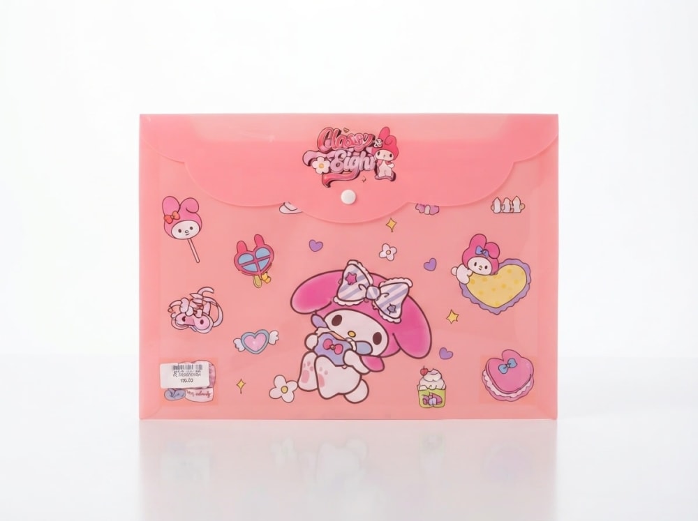 POCHETTE ENCELOPPE A BUTON FC VISION FC256 — rose