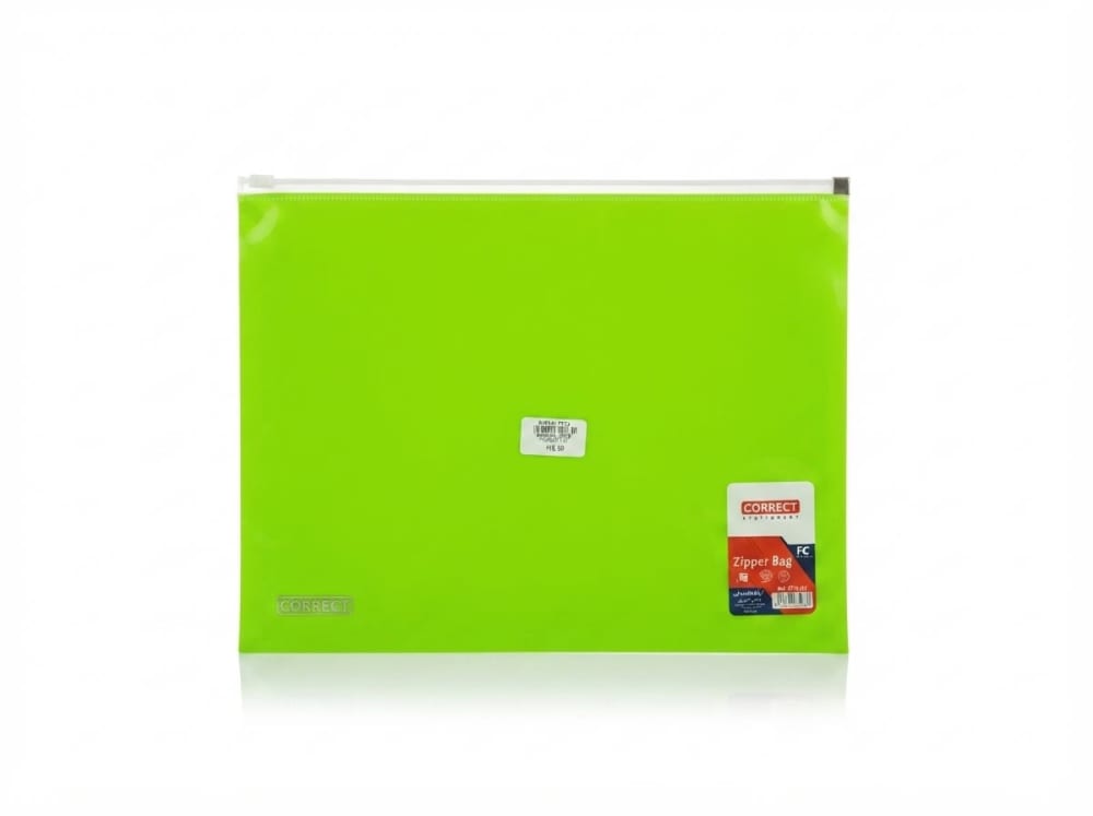 POCHETTE ENVELOPPE ZIP FC CORRECT CT-3157 — vert