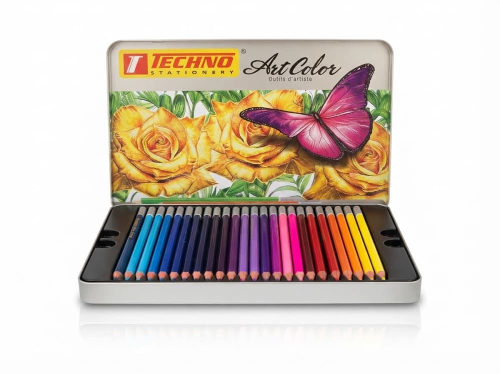 CRAYONS DE COULEUR ARTCOLOR BOITE METAL DE 48 CLRS PCS techno 6023 — colors