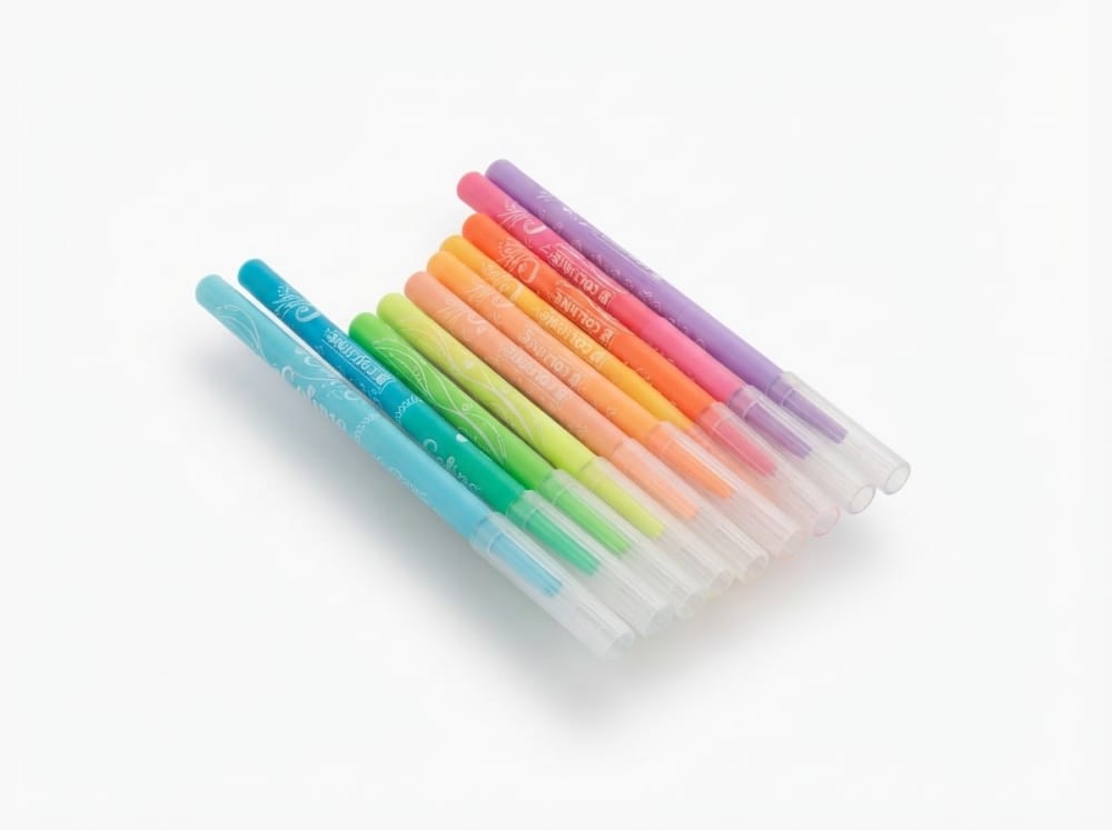 FEUTRE DE COLORIAGE SPRING PASTEL DE 12 CLRS TECHNO 8287 — couleurs