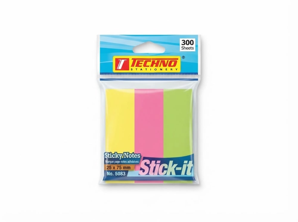 INDEX ADHERSIVES 3 CLRS TECHNO 5083-00 — couleurs