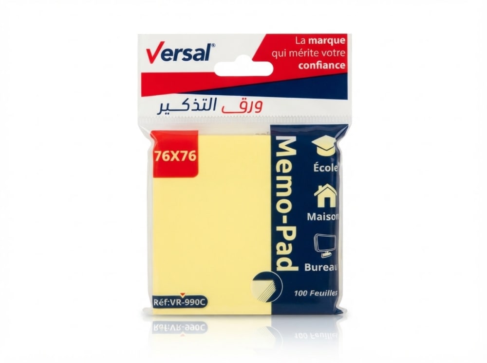 POST IT VERSAL VR-980. 76*76 — jaune