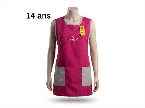 TABLIER FILLIETTE VERTEX 10/12/14 ANS RS-081