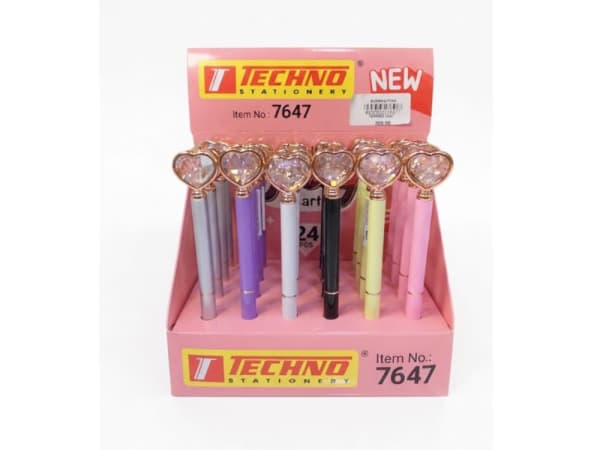 STYLO A BILLE JOORY HEART TECHNO 7647