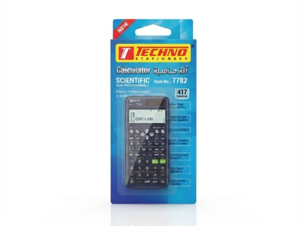 Calculatrice sientifique 417 FONCTIONS NOIR 7782