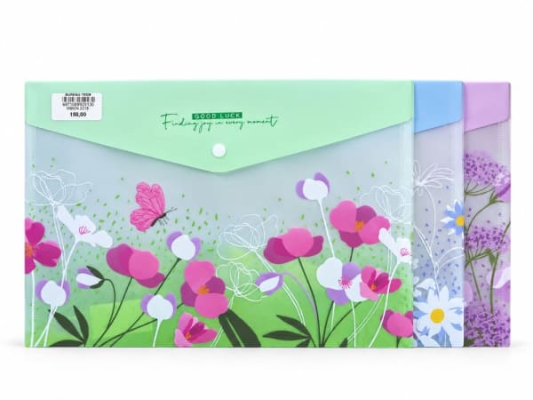 POCHETE ENVELOPPEe BOUTON VISION 3213