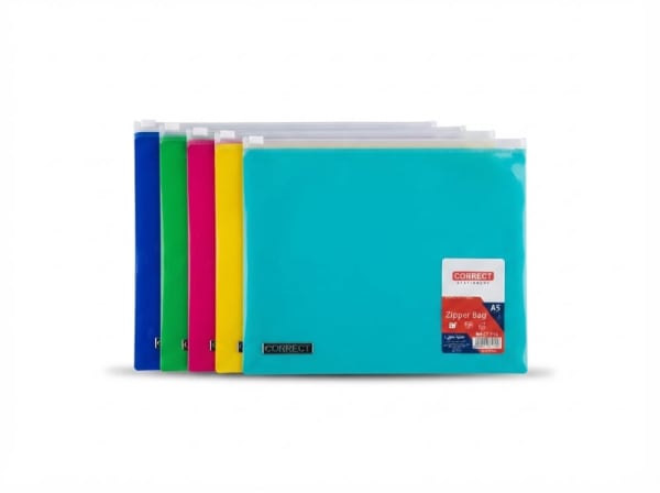 POCHETTE ENVELOPPE ZIP A5 CORRECT CT-3154