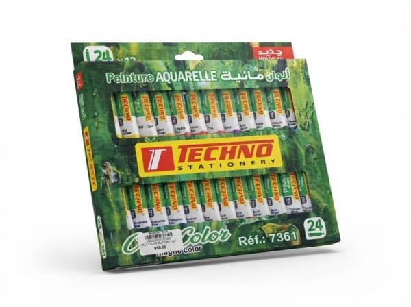 PIENTURE CRYLIQUE  24X 12 ML CREA COLOR TECHNO 7361