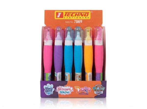 STYLO CORRECTEUR TTE EN METAL JUSTY LICENSE TECHNO 7869