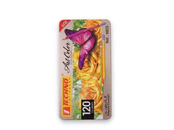 CRYONS DE CLRS ARTCOLOR BOITE METAL DE 120 PCS TECHNO 6025