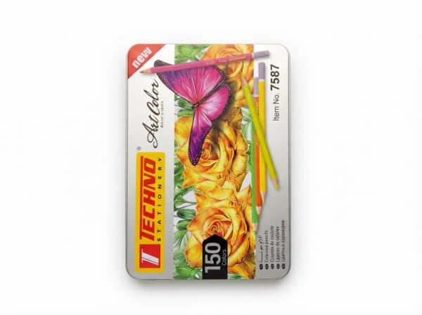 CRAYONS DE COULEUR ARTCOLOR BOITE METAL DE 150 CLRS PCS techno 7587