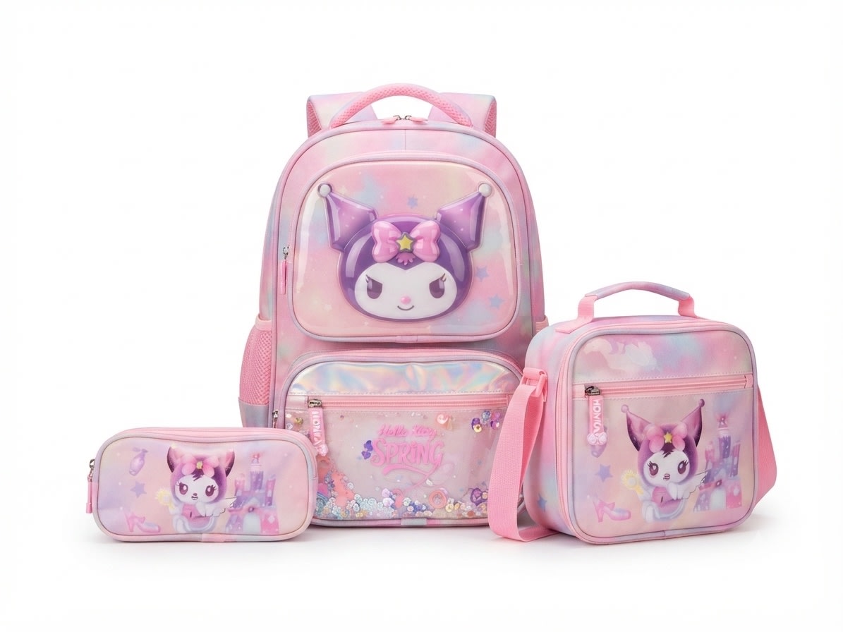 SAC A DOS ECOLIER 03PCS VISION 2618