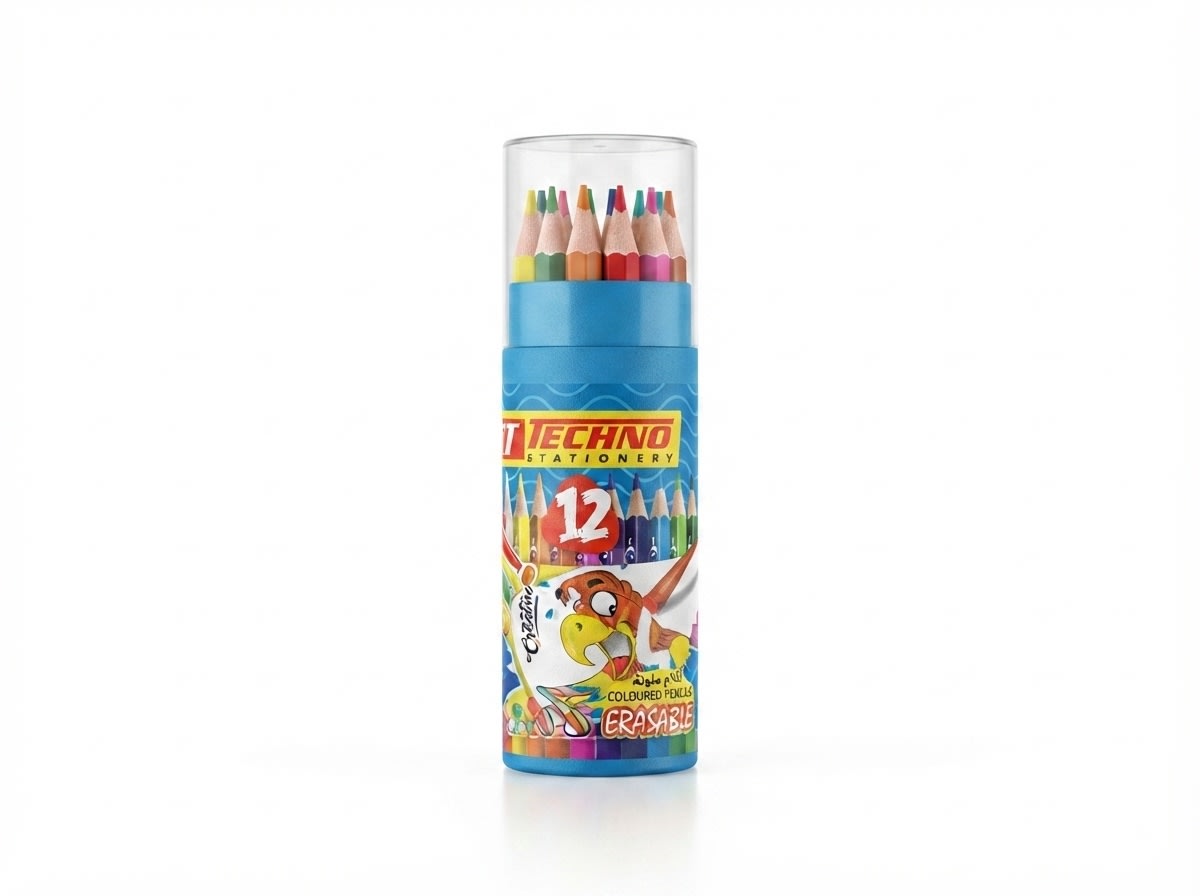 CRAYONS DE COULEUR WOW MINI CREA BTE ROND 12CLTECHNO 7329