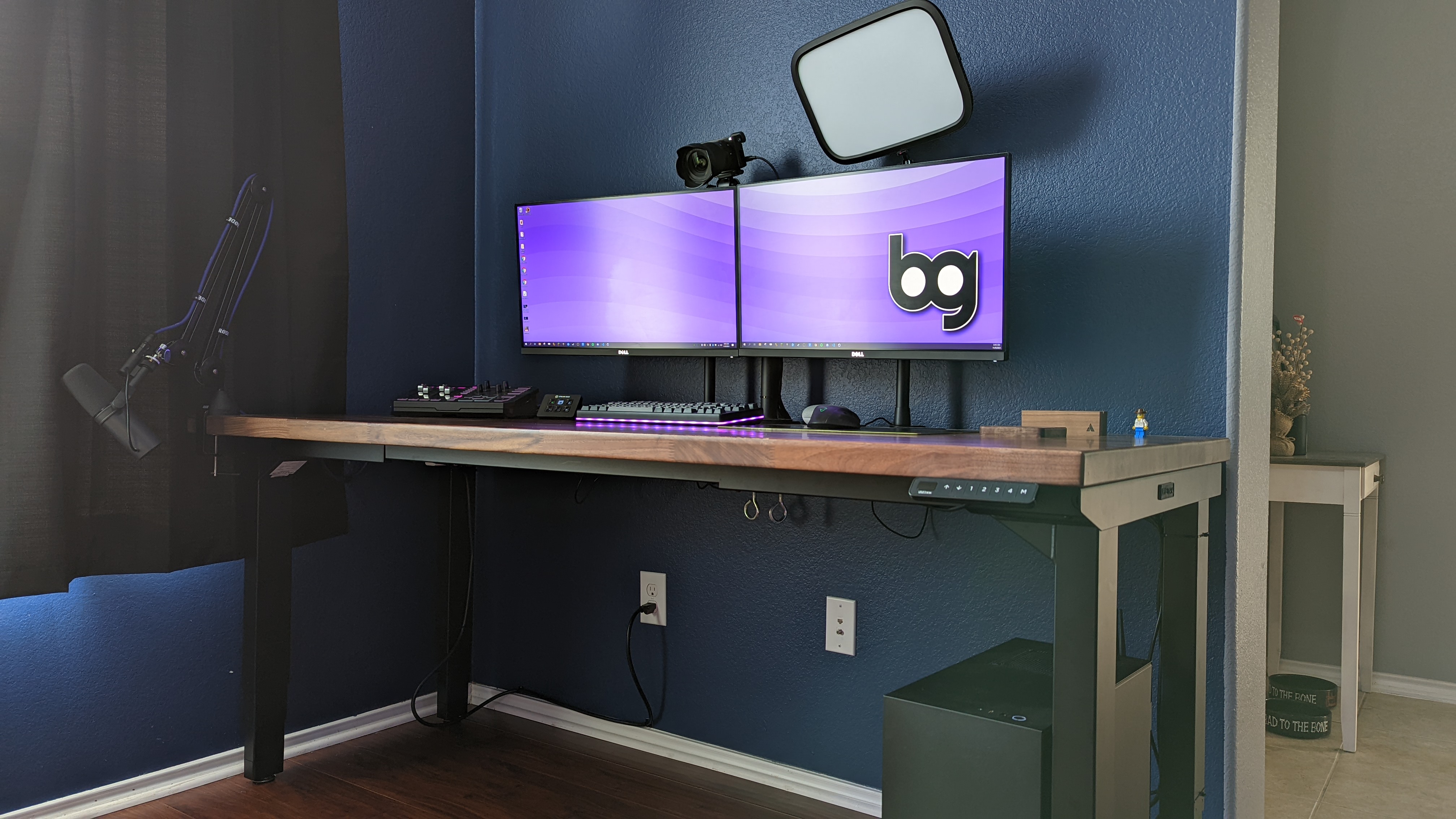 🔌 standing desk cable management