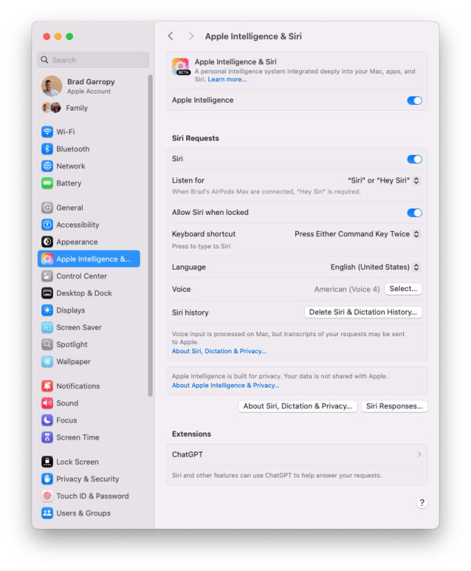 Apple Intelligence & Siri