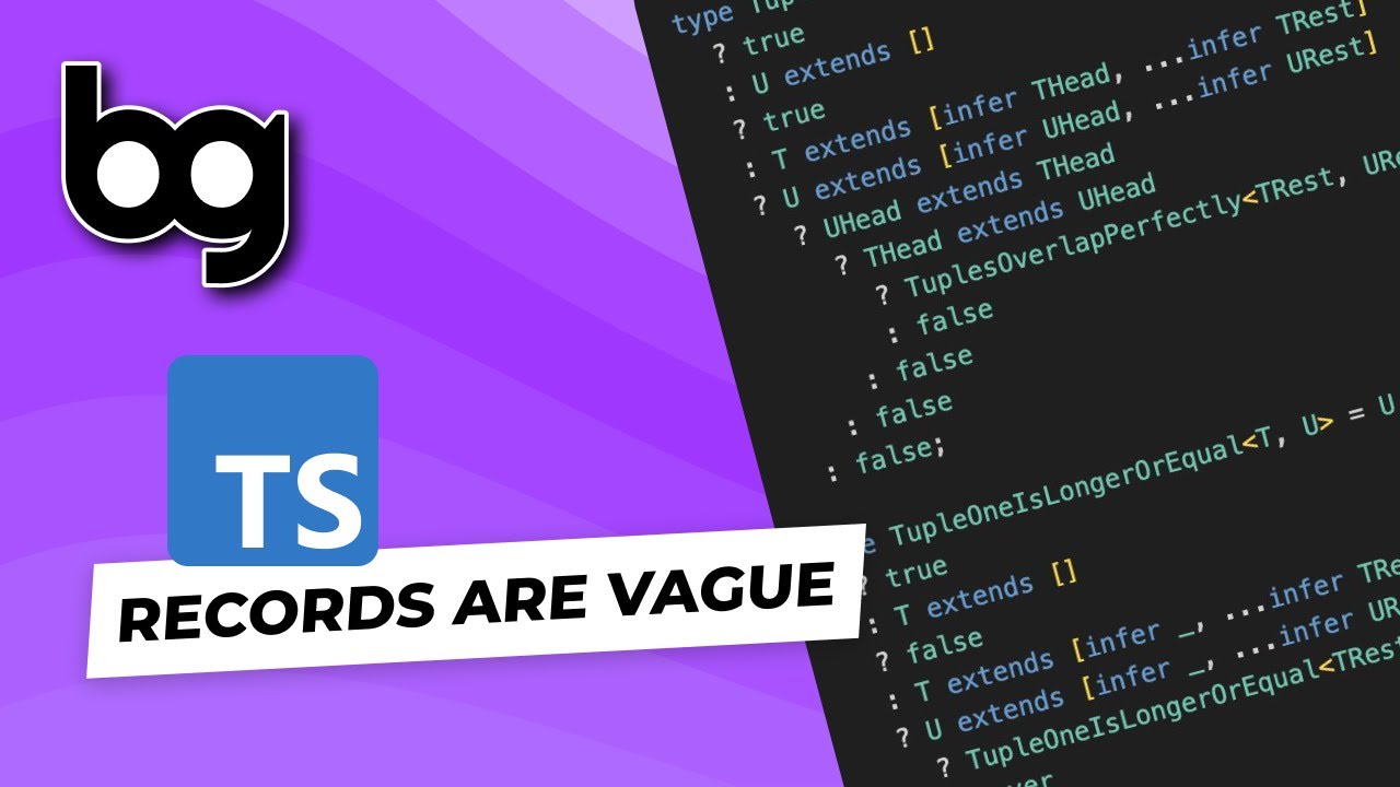 typescript records are vague
