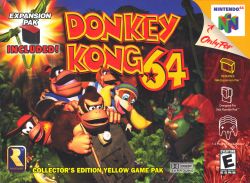 Donkey Kong 64 box art