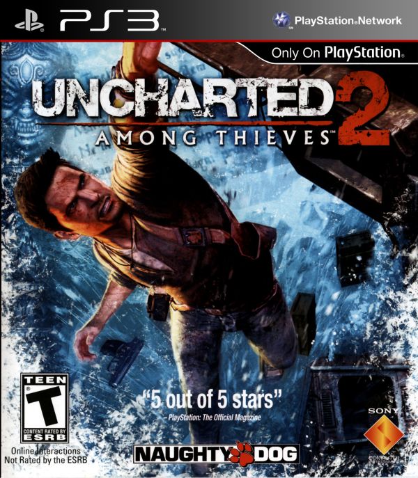 Uncharted 2: Among Thieves (2009) box art