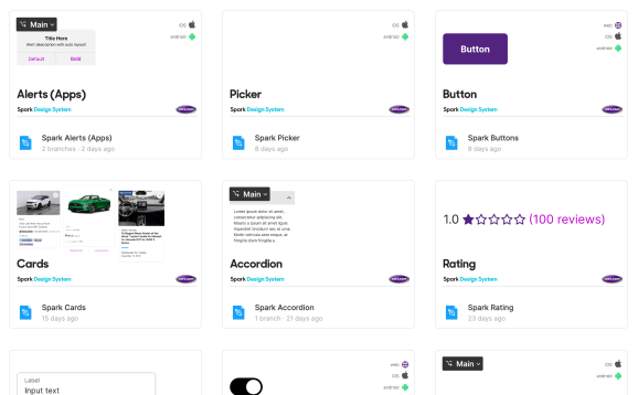 Cars.com Figma components