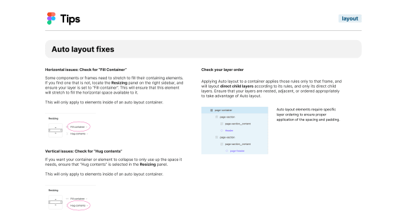 Figma onboarding page