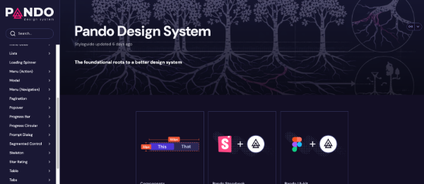 Pando Design System case study