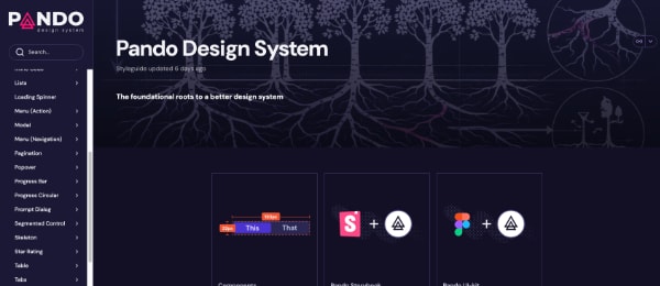 Pando Design System case study