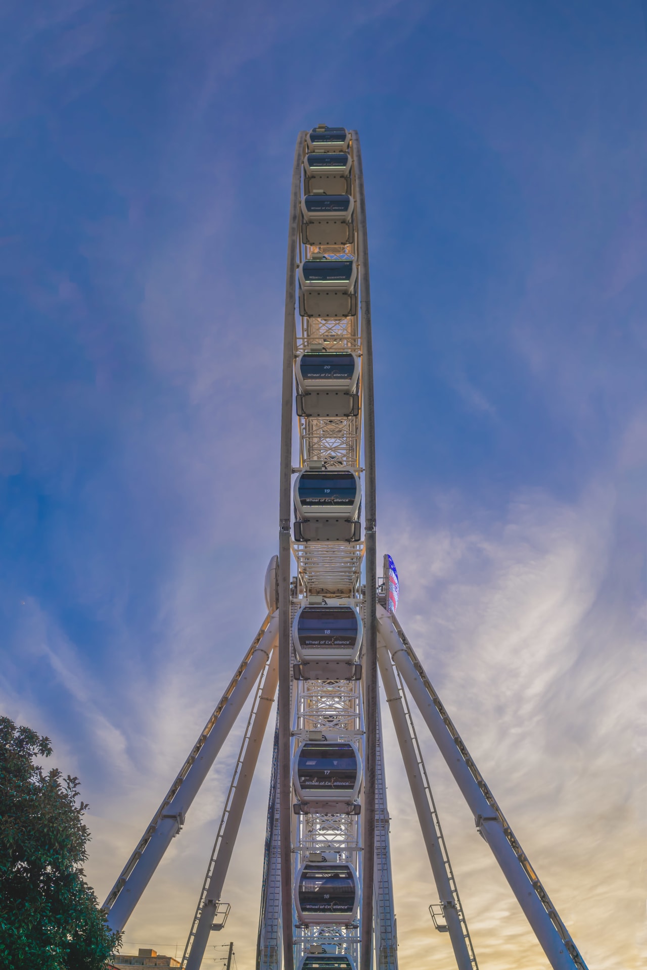 Profile of a Ferris Wheel