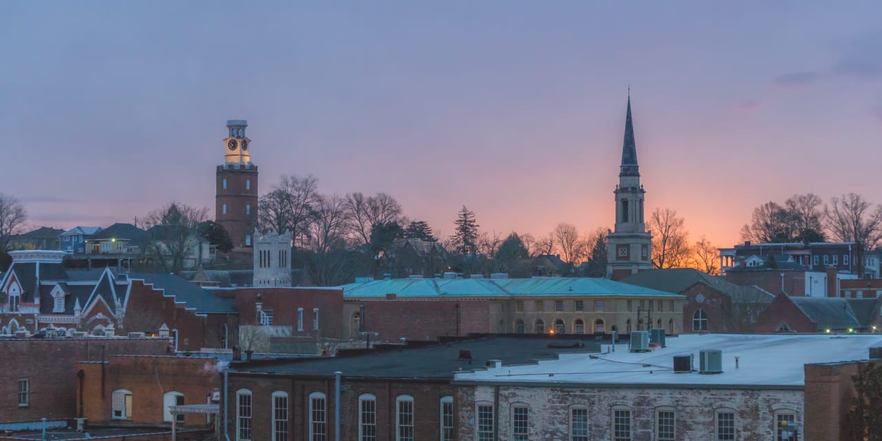 The Morning Skyline of Rome, Georgia.