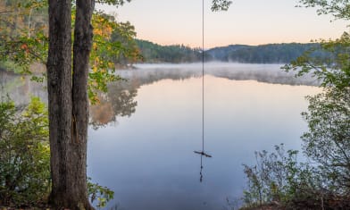 Lake Issaqueena in the Clemson Experimental Forest.  