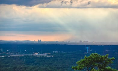 Tonight's storm over Sandy Springs (July 17, 2017)